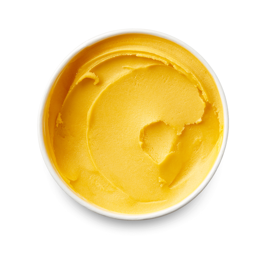 Mango sorbet Lidd off